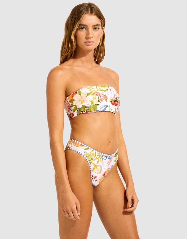 Seafolly - Riviera Coast Reversible Tube Top Bikini Top