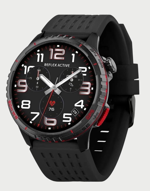 Reflex Active - Reflex Active SeaVenture 5ATM Black Red Watch