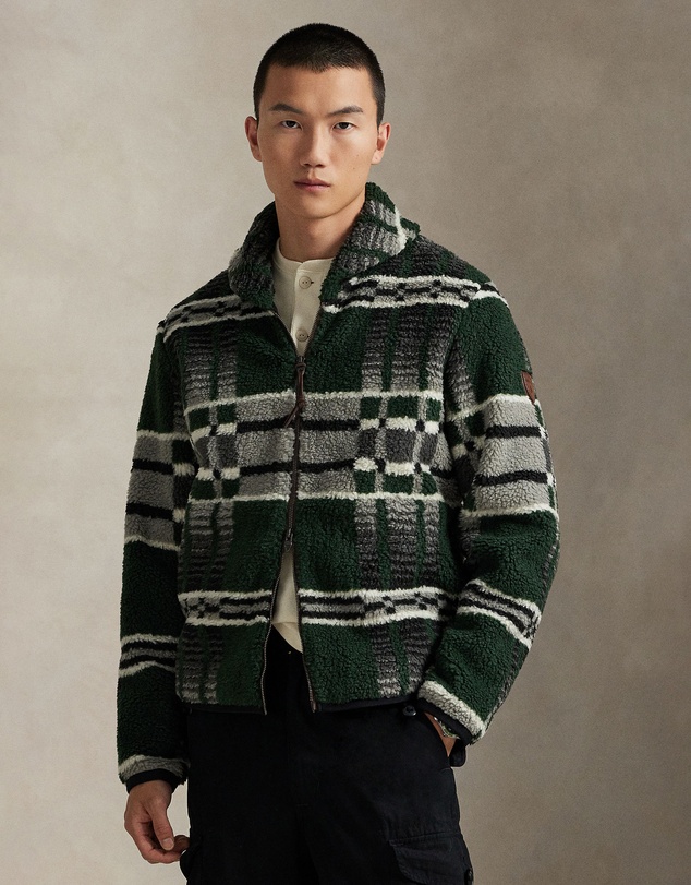 Polo Ralph Lauren - Geometric-Print Pile Fleece Jacket - ICONIC EXCLUSIVE