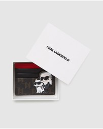 Karl Lagerfeld - Ikon Monogram Card Holder