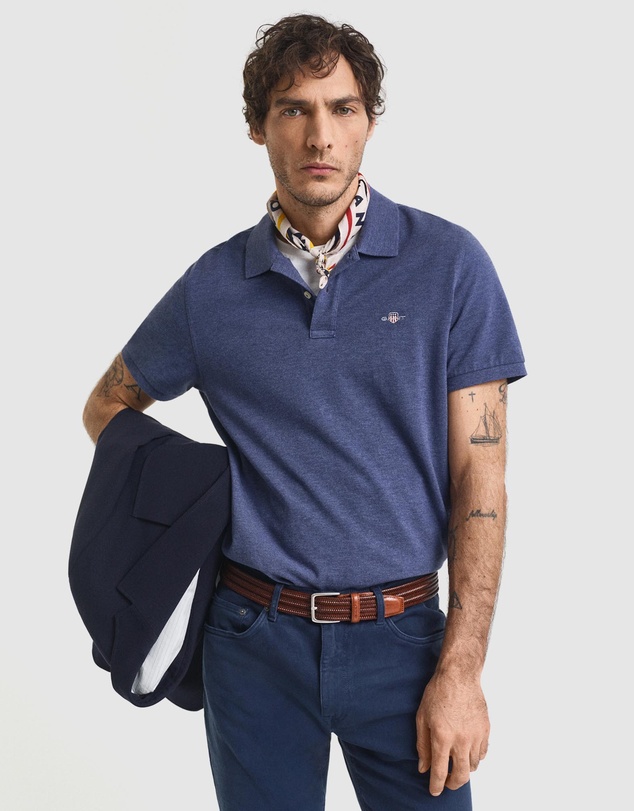 Gant - Regular Fit Shield Piqué Polo Shirt