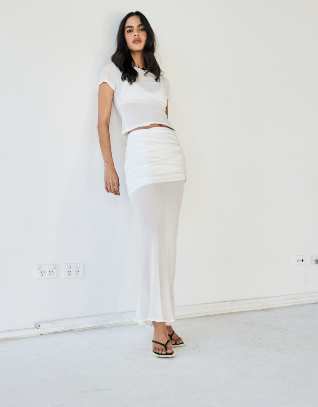 AERE - Asymmetric Maxi Skirt