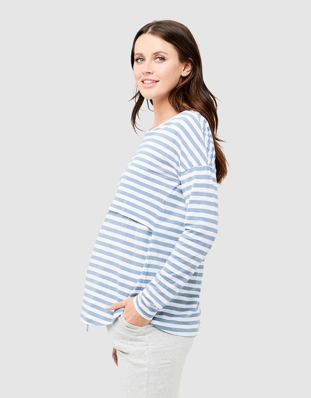Ripe Maternity - Lionel Long Sleeve Nursing Tee