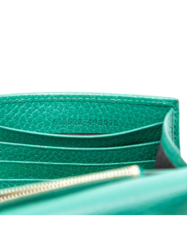 Gucci - Pre-Loved Interlocking G Dollar Calfskin Wallet on Chain