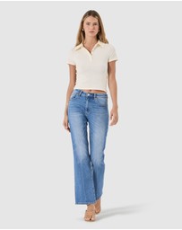Rolla's - Midtown Boot Jean - Iris Blue