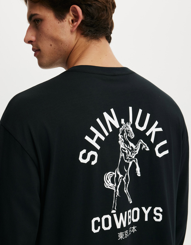 Cotton On - Regular Fit Graphic Ls T-Shirt