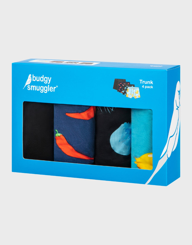 Budgy Smuggler - Men's Underwear Trunks 4 Pack in Classic