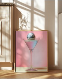 Olive et Oriel - Disco Martini 2 by Andreas Magnusson Art Print