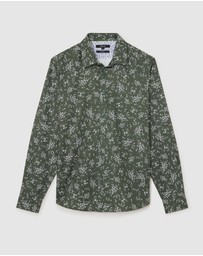 Politix - Bouquet Print Long Sleeve Shirt