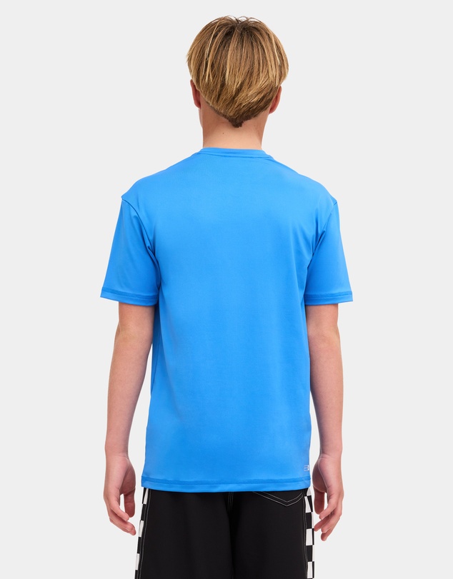 Quiksilver - Boys 8 to 16 Logo Surf Short Sleeve Rashguard