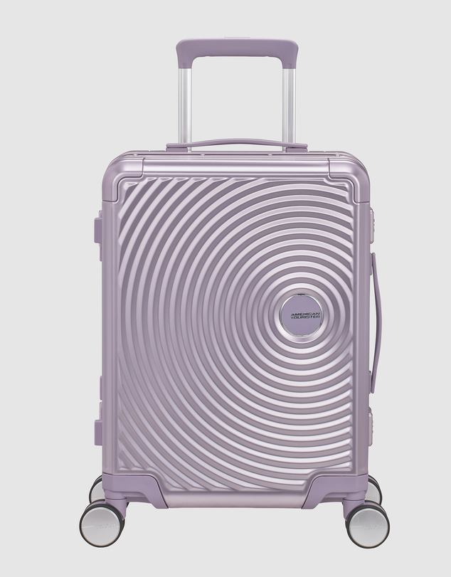 American Tourister - Soundbox Alu Carry-On Small 55cm Zipperless Suitcase