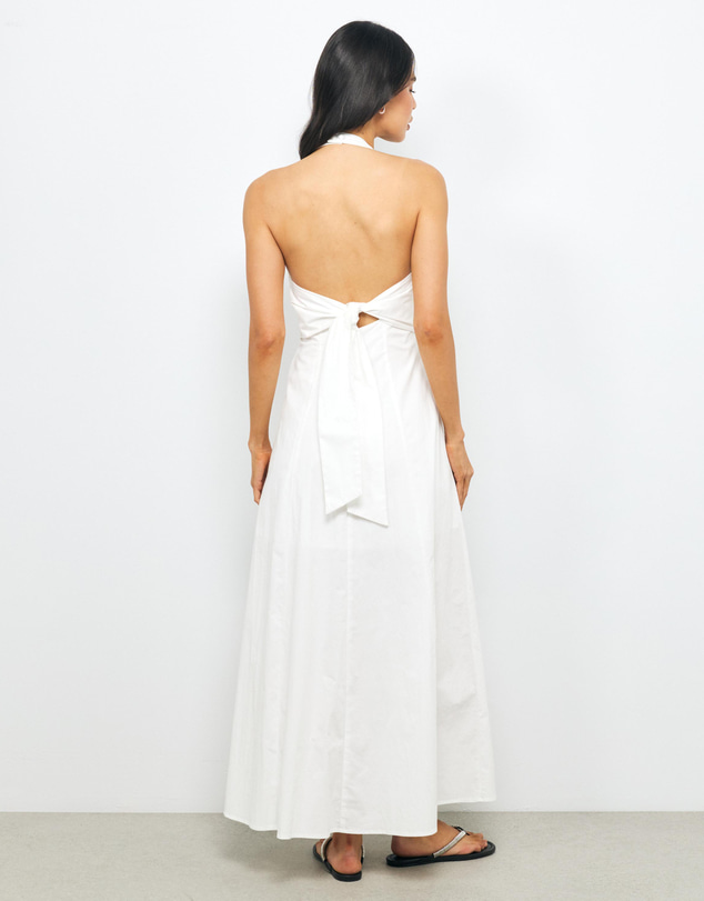 AERE - Leonie Panelled Tie Back Maxi Dress