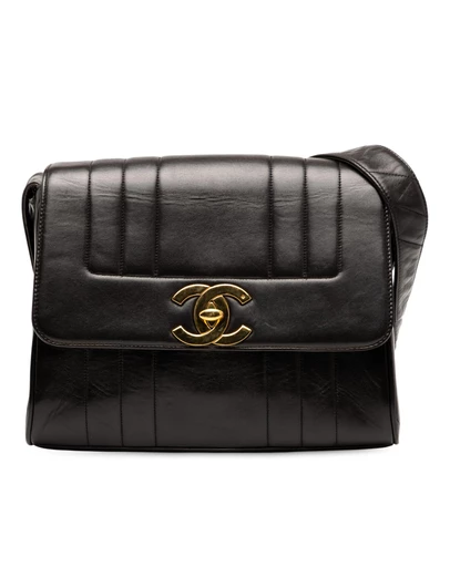Pre-Loved by Azura Reborn - Pre-Loved Vertical Quilt Lambskin Flap