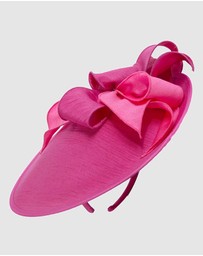 Max Alexander - Fuchsia Plate Racing Fascinator