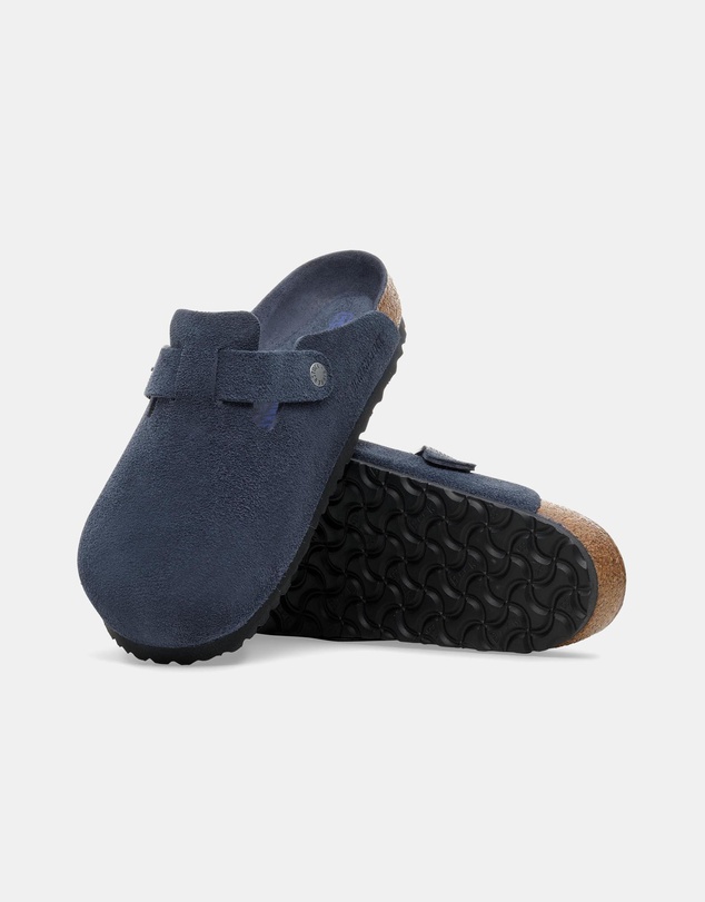 Birkenstock - Boston SFB Tonal Footbed Suede Leather Narrow - Women's