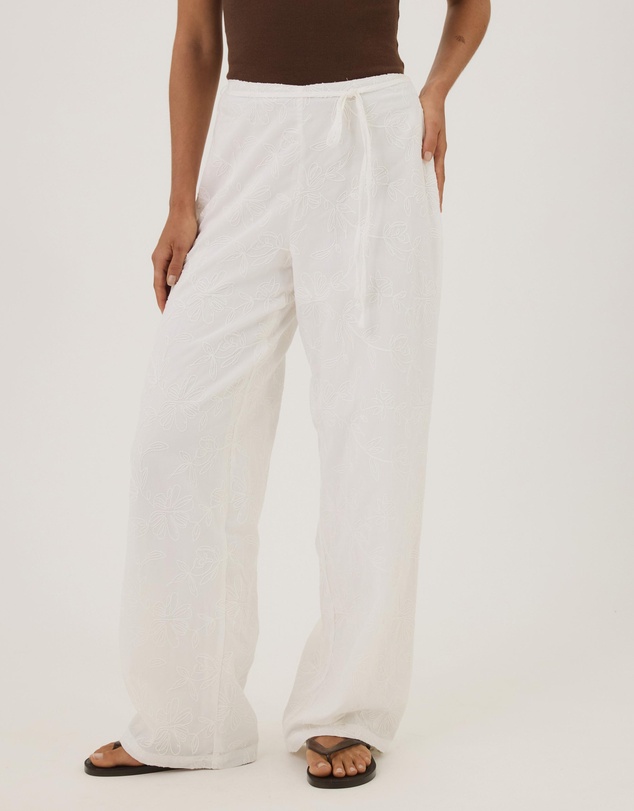Atmos&Here - Eliza Embroidered Pants
