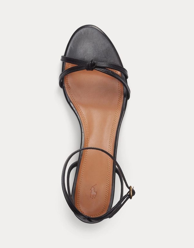 Polo Ralph Lauren - Leather Kitten-Heel Sandals - Women's
