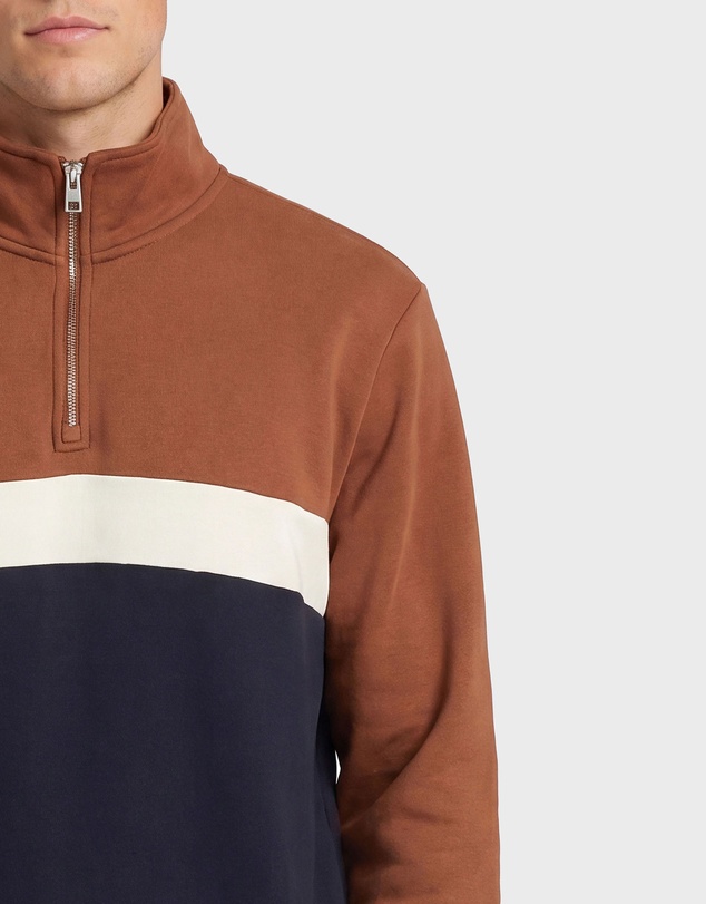 Academy Brand - Academy Contrast 1/4 Zip Sweat