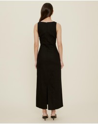 The Fated - Gracie Twill Midi Dress