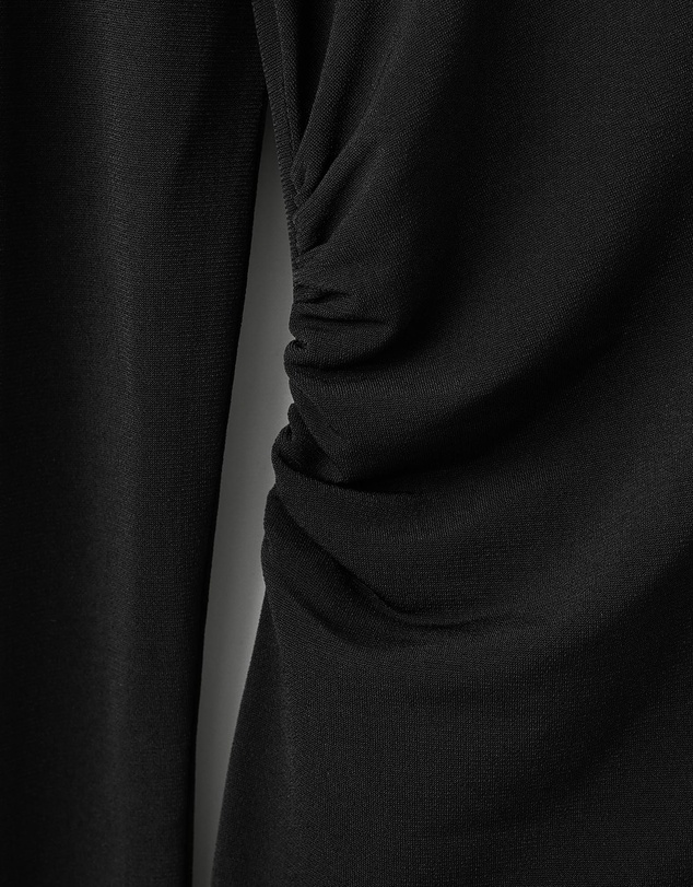 M.N.G - Strapless T-Shirt With Metallic Detail