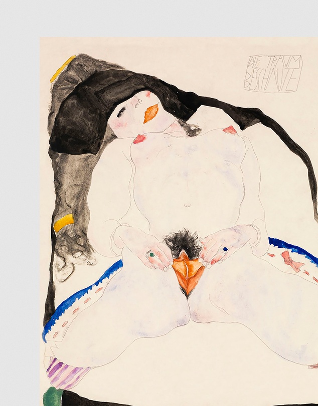Inka Arthouse - In A Dream by Egon Schiele Art Print