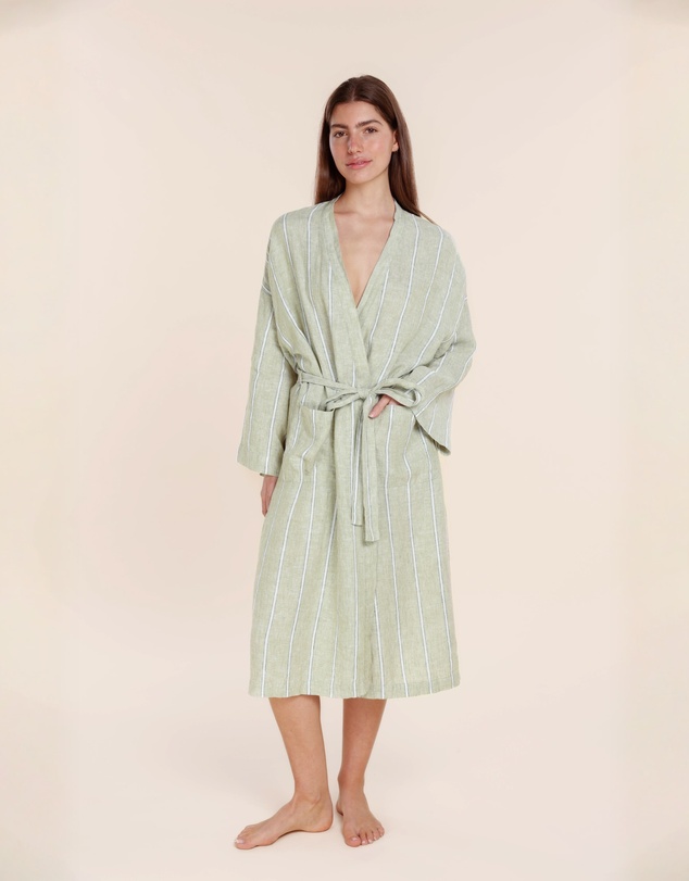 Gingerlilly - Rosalind Linen Robe