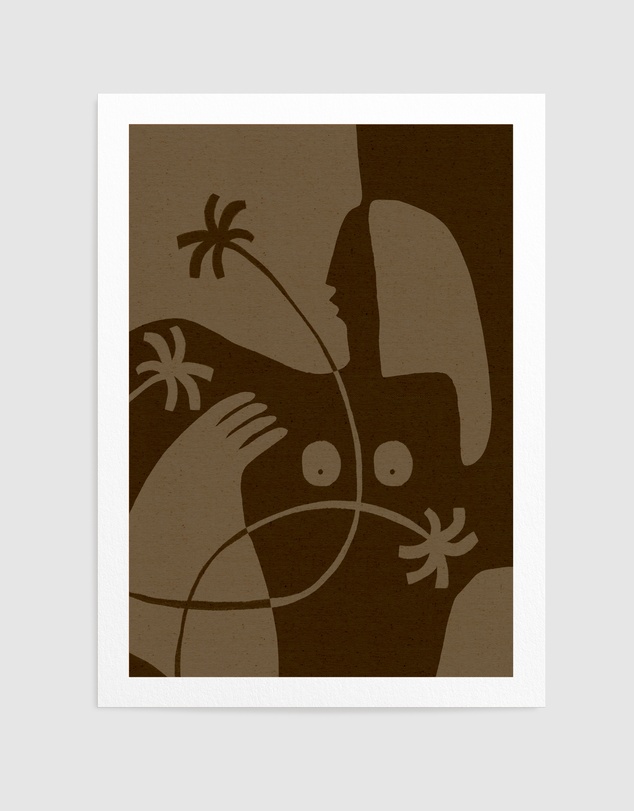 Olive et Oriel - The Land Story 6 by Shatha Al Dafai Art Print