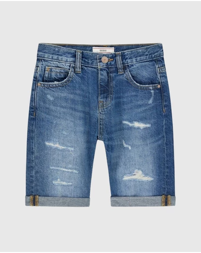 GUESS - Rigid Denim Shorts