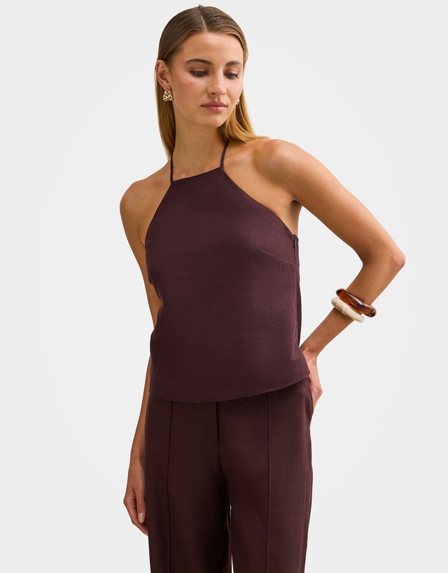 Forever New - Hallie Halter Neck Top