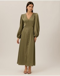 Tussah - Florence LS Satin Midi Dress
