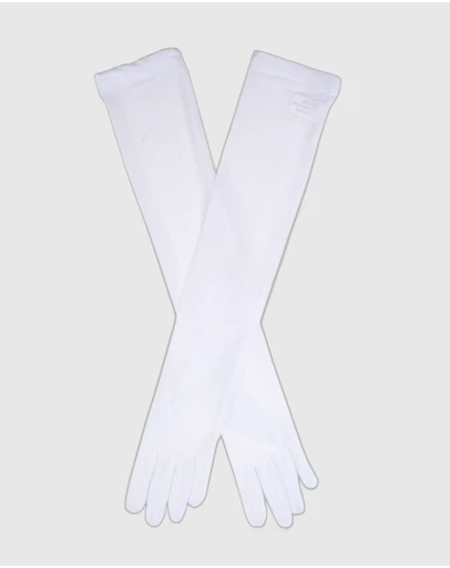 DENTS - Long Sheer Tulle Gloves