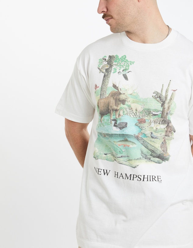Vintage by The Real Deal - Pre Loved - Vintage 1991 New Hampshire Wildlife Tee