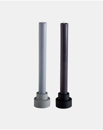 porter green - flipp sml silicone unbreakable candle holder set