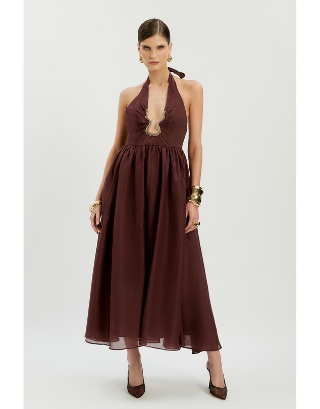 Bardot - Cavarly Ramie Halter Dress