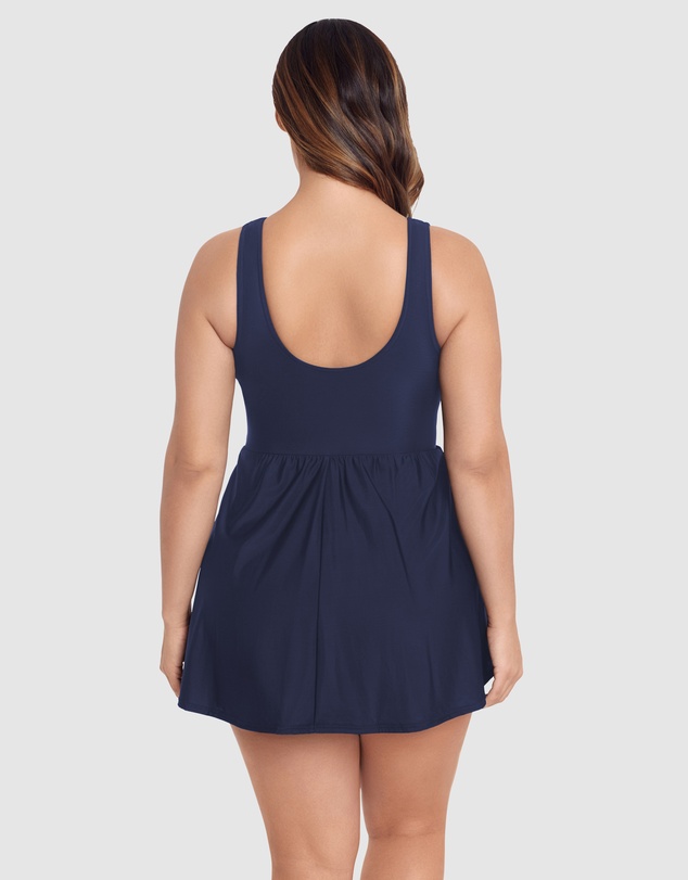 Miraclesuit Swimwear  - Must Haves Marais Short Shaping Swimdress PLUS