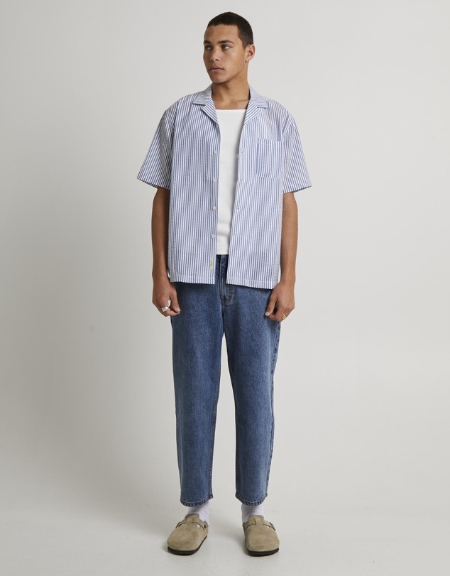 Arvust - Seersucker Short Sleeve Resort Shirt