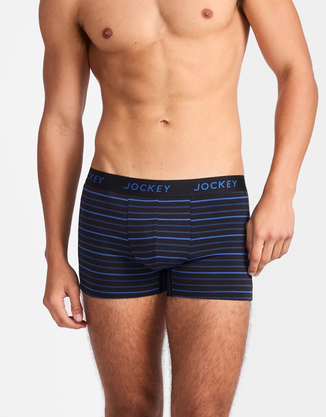 Jockey - Jockey Men's Comfort Classics Stripe Trunk 3pk