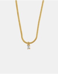 Zoe Olivia - Waterproof Snake Chain with Pendant Necklace