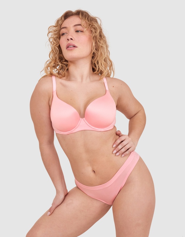 Bras N Things - Body Bliss Brazilian Knicker-Pink