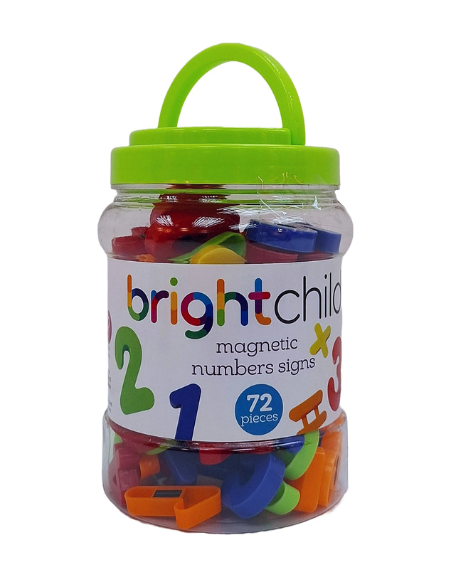 Bright Child - Magnetic Numbers & Signs Tub