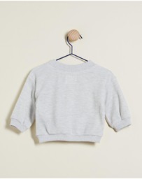 All Fenix - Mini Waffle Crew Jumper - Babies-Kids