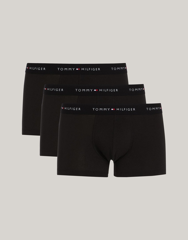 Tommy Hilfiger - 3-Pack Essential Logo Waistband Trunks