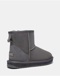 EVERAU - Australian Shepherd Ugg Mini Classic Sheepskin Upper UGG Boots