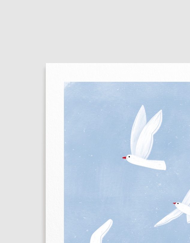 Olive et Oriel - Seaside by Bea Muller Art Print