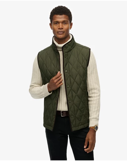 Superdry - Quilted Estate Slim Fit Gilet