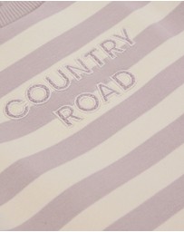Country Road - Organically Grown Cotton Stripe Sweat Dress