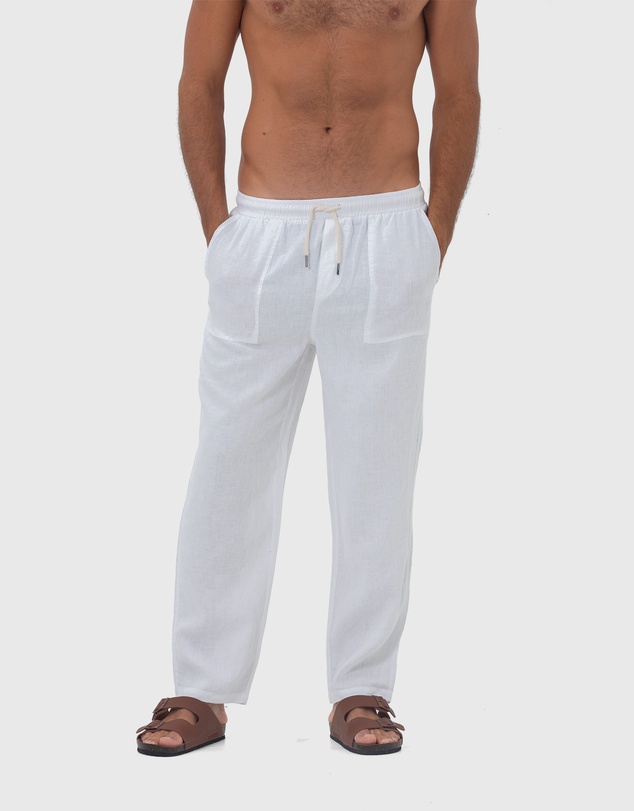 Coast Clothing - St Tropez Linen Pants - White