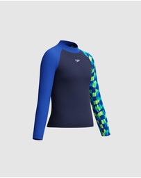 Speedo - LS Print Rash Top - Kids-Teens