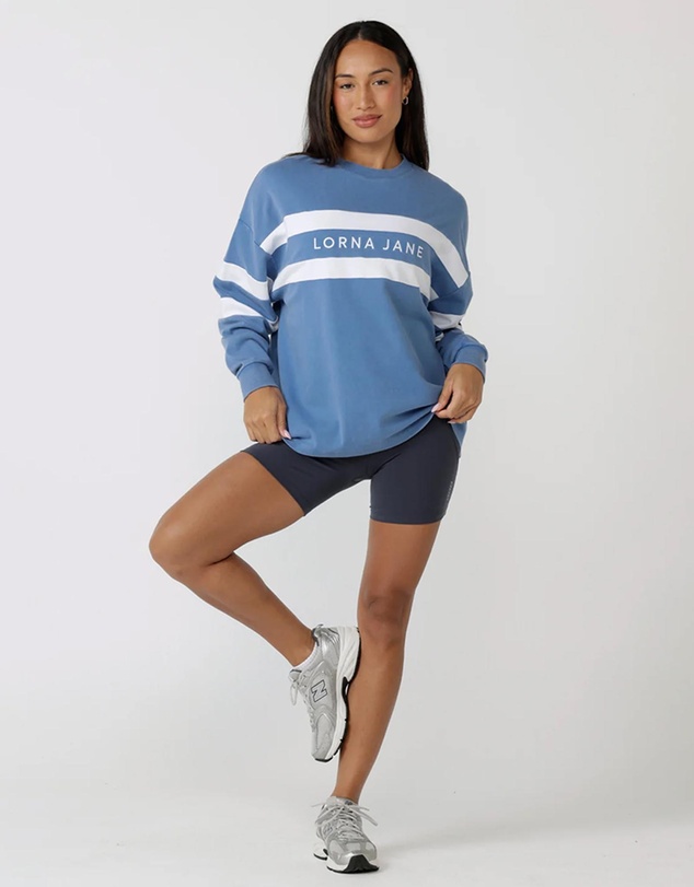 Lorna Jane - Campus Oversized Washed Lightweight Sweat