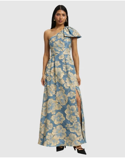 Romance by Honey and Beau - Vaelrie Bow Maxi Dress